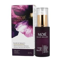 Moje Black Mallow Elixir Of Beauty Cream - 30 Ml, Minimizes Wrinkles Around The Eyes And Mouth