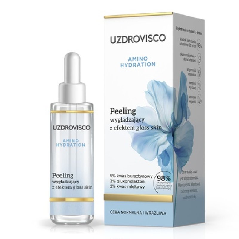Uzdrovisco Amino Hydration Exfoliating Peeling With Glass Skin Effect 30ml