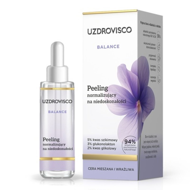 Uzdrovisco Balance Peeling Normalizing For Imperfections 30ml