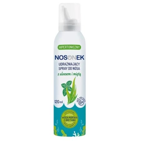 Nosonek Hypertonic Nasal Spray With Aloe Vera And Mint, 120 Ml
