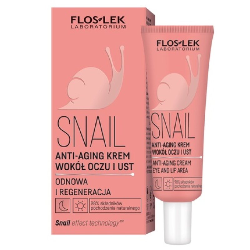 Floslek Snail Anti-Aging Cream For Eye And Lip Area 30ml