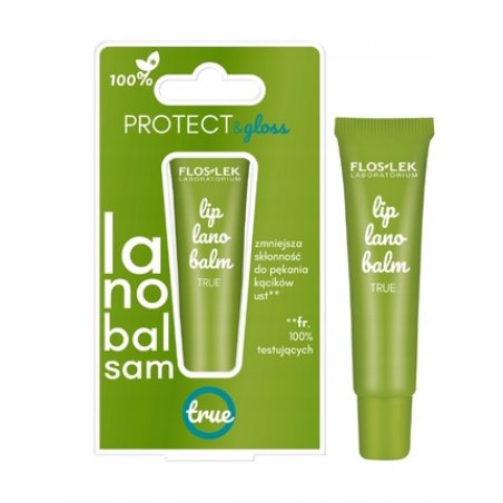 Floslek Laboratory Lanobalsam For Lips True, 12 Grams