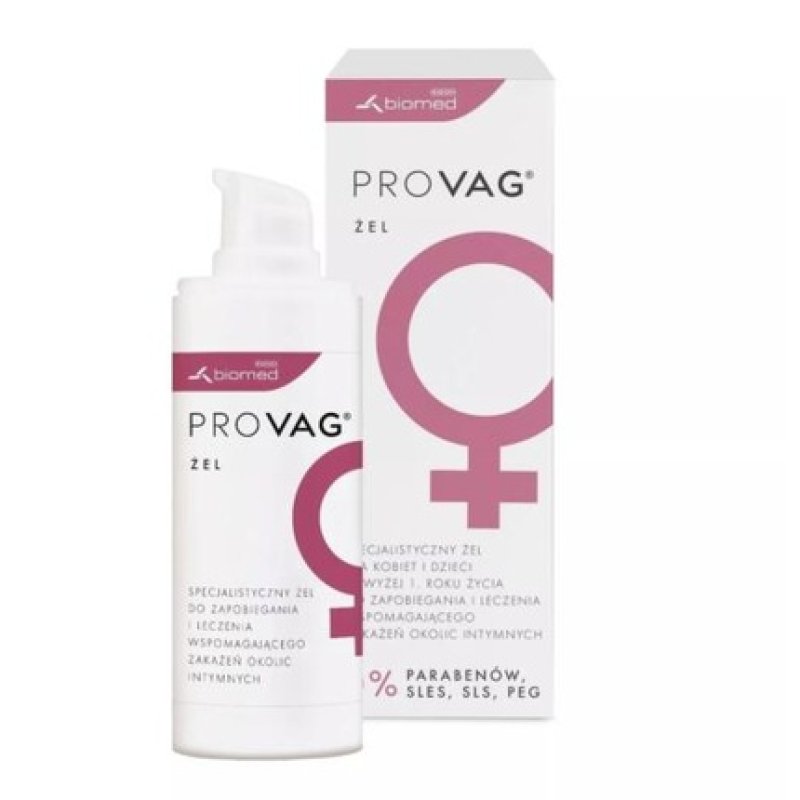 Provag Gel 30g Protection and Care for Intimate Infections Bacterial or Fungal