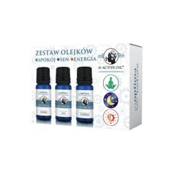 Optima Natura N-Active Oil Essential Oils Set Calm 10 Ml Sleep 10 Ml Energy 10 Ml