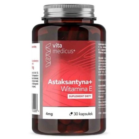 Astaxanthin Vitamin E VitaMedicus 30 Capsules