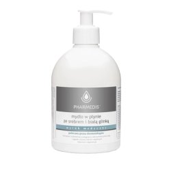 Liquid Soap with Silver and White Clay - Hygienic Cosmetics for Men