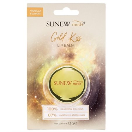 Sunewmed Gold Kiss Lip Balm Moisturizing And Smoothing For Lips Vanilla 13g
