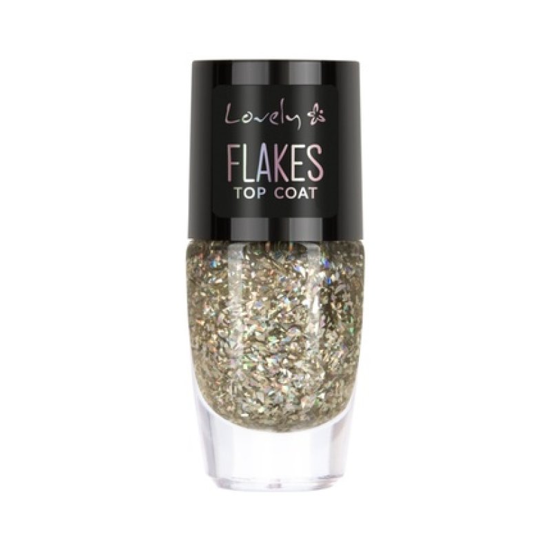 Lovely Top Coat Flakes Nail Polish 1 8ml