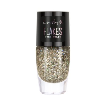 Lovely Top Coat Flakes Nail Polish 1 8ml