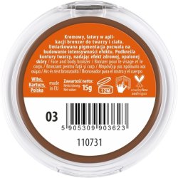 Lovely Creamy Pudding Bronzer N3 with a Natural Finish