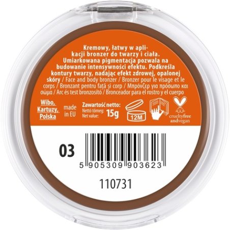 Lovely Creamy Pudding Bronzer N3 with a Natural Finish