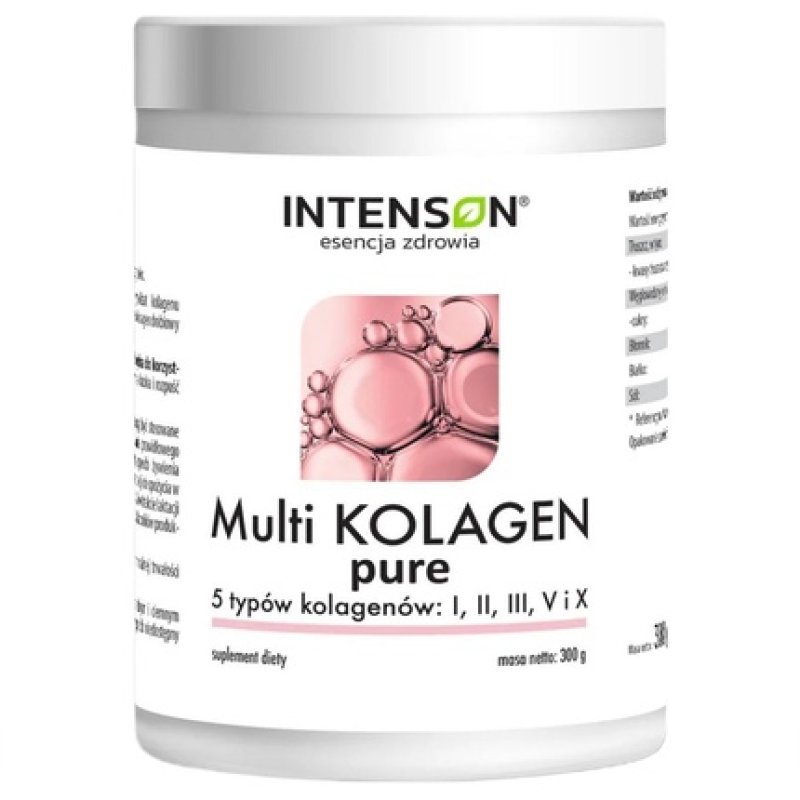 Intenson Multi Collagen Pure 5 Types Of Collagen Dietary Supplement 300g