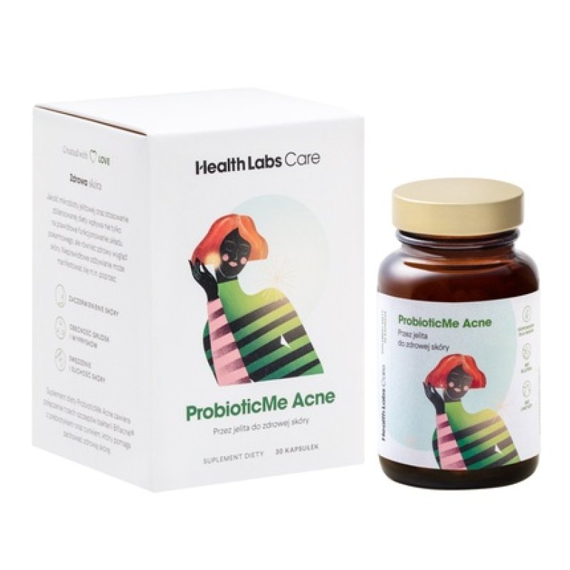 Healthlabs Probioticme Acne Probiotic With Zinc 30 Capsules
