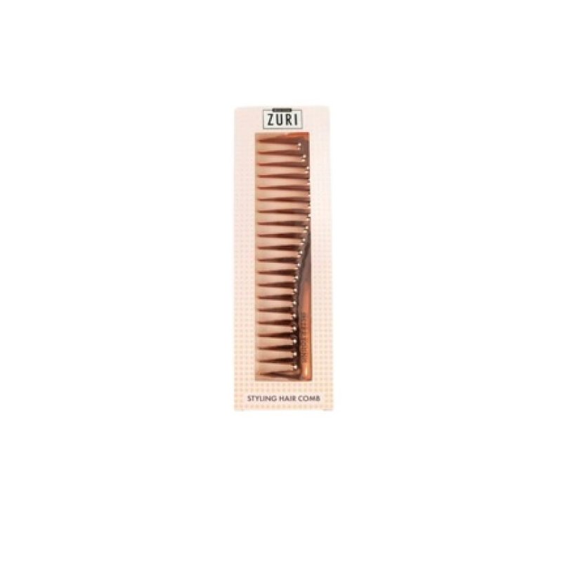 Sister Young Zuri Gold Rose Hair Comb Pink