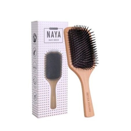 Sister Young Naya Wood Hairbrush with Nylon Bristles