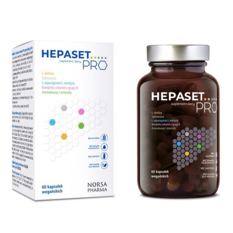 Norsa Pharma Hepaset Pro Dietary Supplement 60 Capsules