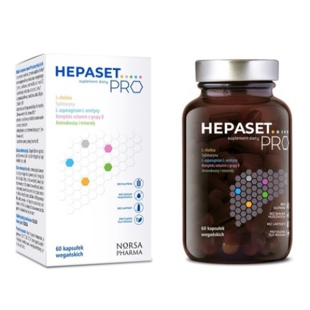 Norsa Pharma Hepaset Pro Dietary Supplement 60 Capsules