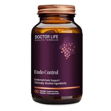 Doctor Life Endo Control Dietary Supplement For Supporting Endometriosis Treatment - 90 Capsules