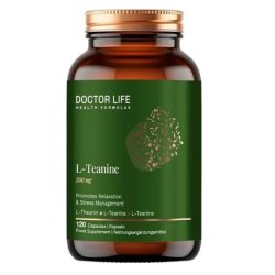 Doctor Life L-Theanine 200mg Dietary Supplement - 120 Capsules