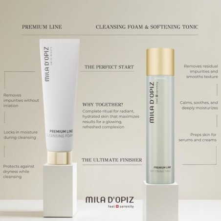 Premium Line Cleansing Foam by Mila D'Opiz for Women 4.23 Oz Cleanser