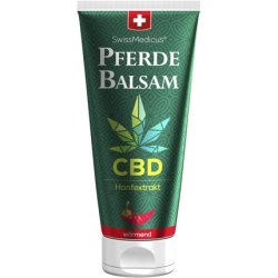 SwissMedicus SwissGel CBD Horse Balm 200ml - Warming Herbal Balm with Cannabidiol for Joints, Back and Muscles