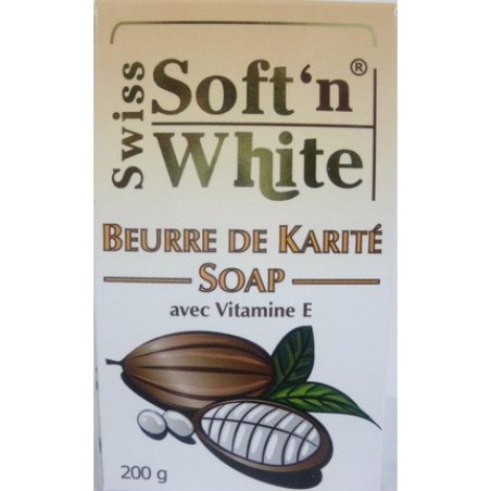 Swiss Soft N White Shea Butter Soap 200g