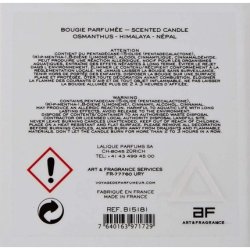 Lalique Osmanthus Himalaya Nepal Candle