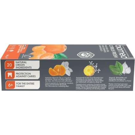 Biomed Citrus Fresh 97% Natural Toothpaste with Mandarin Grapefruit Lemon Essential Oils 100g