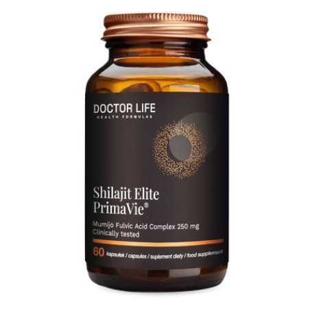 Doctor Life Shilajit Elite Primavie Fulvic Acid Complex Dietary Supplement - 60 Capsules