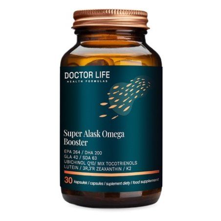 Doctor Life Super Alask Omega Booster Dietary Supplement 30 Capsules