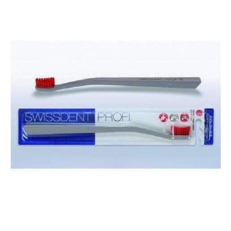 Swissdent Profi Colour Toothbrush In Grey/Red