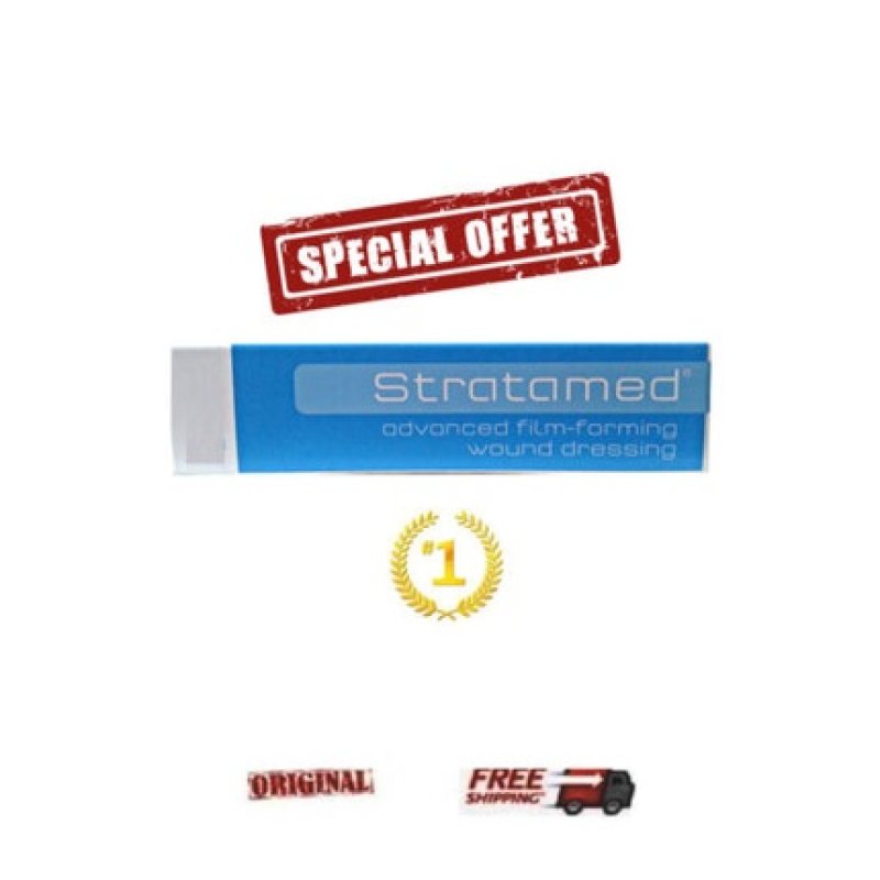 Stratamed Advanced Film Forming Silicone Gel for Wounds, Scars, and Acne 5g Tube