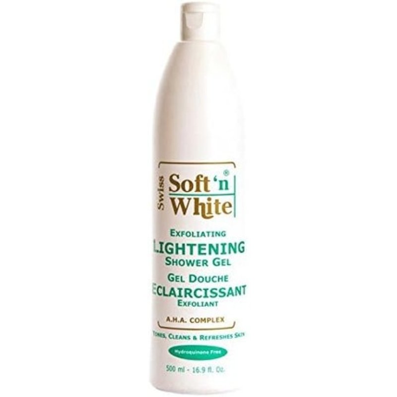 Soft'n White Swiss Exfoliating Lightening Shower Gel 500ml