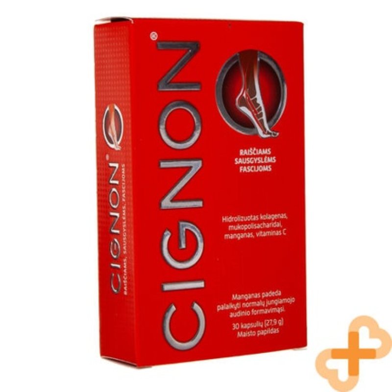 Cignon Ligaments Tendons Fascia Manganese Collagen Supplement 30 Soft Capsules