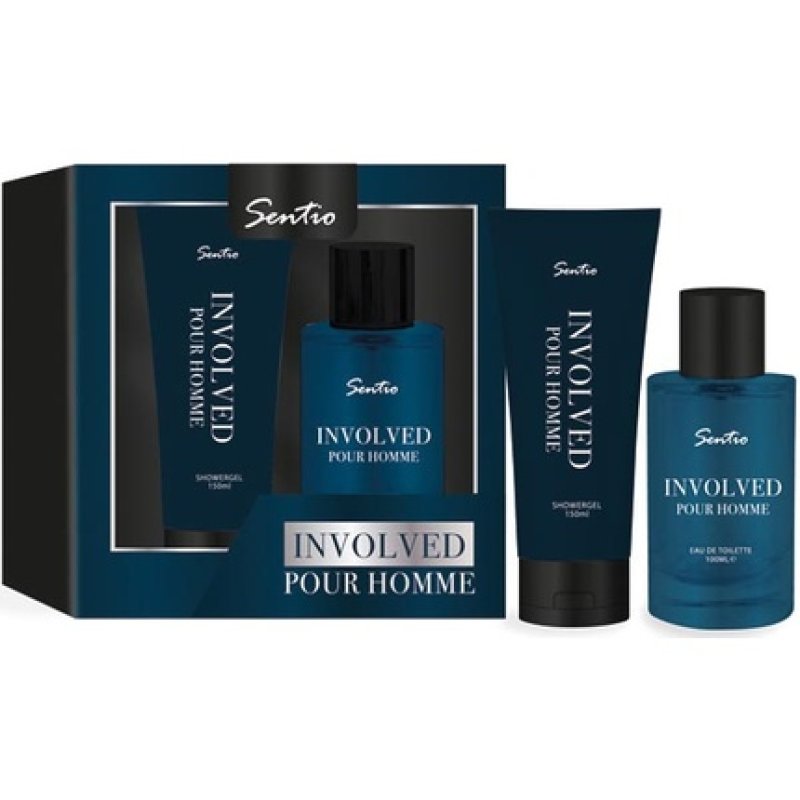 Sentio Sentio Giftset Involved Eau De Toilette For Men - 100ml Perfume 150ml Shower Gel