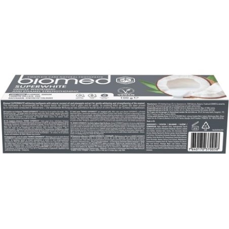 Biomed Superwhite 97% Natural Whitening Toothpaste Enamel Strengthening
