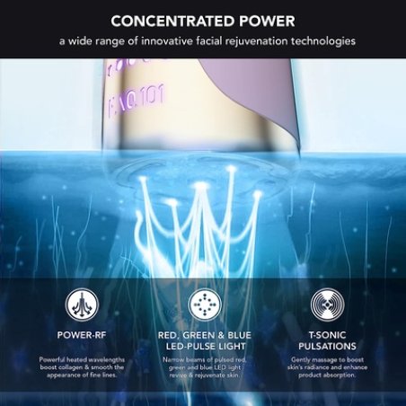 FAQ 101 High Frequency Facial Machine RF & 3 LED Light Therapy Skincare Red Light Therapy T-Sonic Face Massager Radio