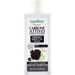 Equilibra Activated Charcoal Gentle Detox Shower Gel 250ml