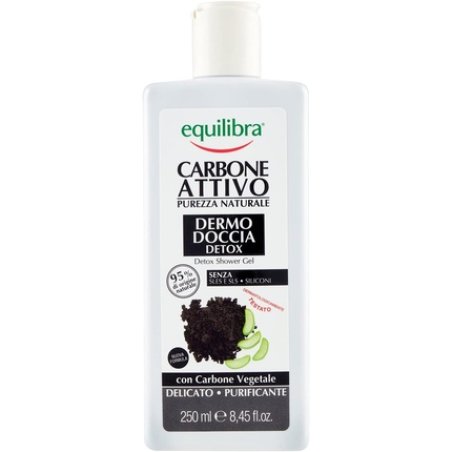 Equilibra Activated Charcoal Gentle Detox Shower Gel 250ml