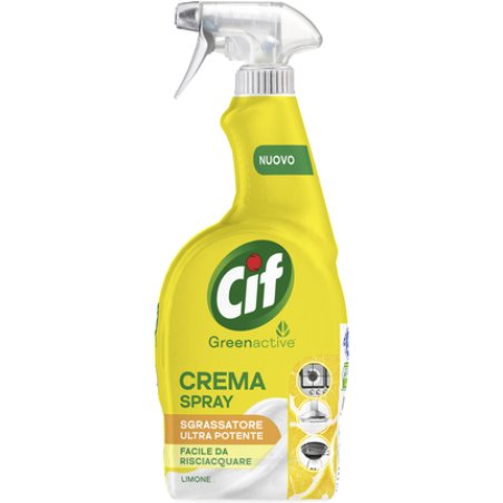 Cif Cream Degreaser Trigger 650 Ml Green Lemon