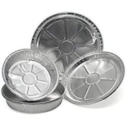 Pengo 3767700 Pack Of 3 Round Aluminum Containers, 22 X 4 Cm