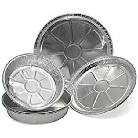 Pengo 3767700 Pack Of 3 Round Aluminum Containers, 22 X 4 Cm