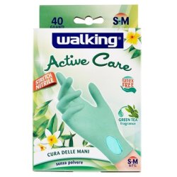 Nitrile Gloves Active Care S-M Powder-Free 40 pcs