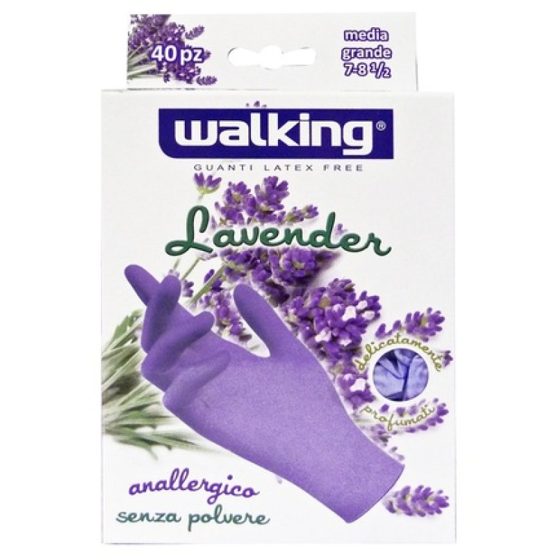 Guanti Lavender M-L Powder-Free Latex Gloves for Gardening
