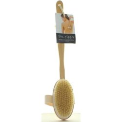 So. Clean Backwash Brush With Natural Bristles And Wooden Handle, Pack Of 1
