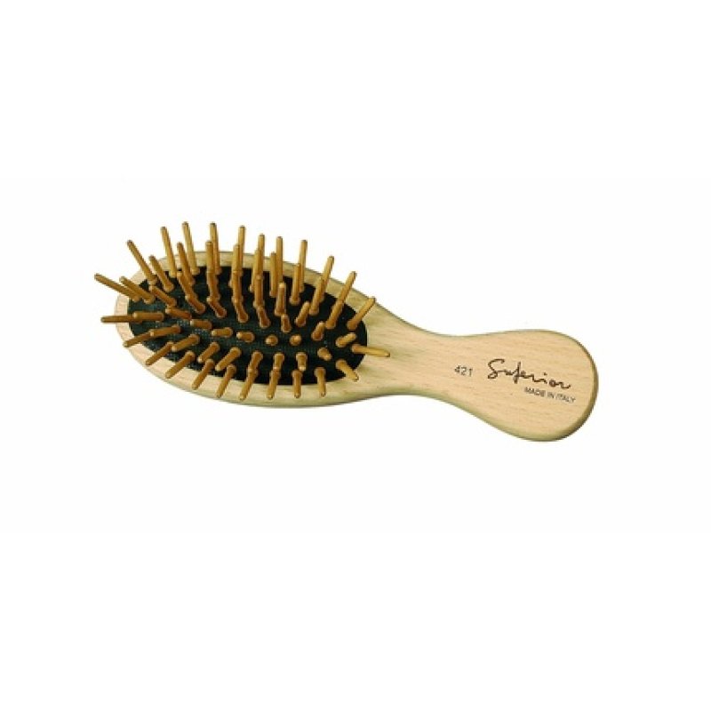 Superior Small Oval Wooden Brush 421
