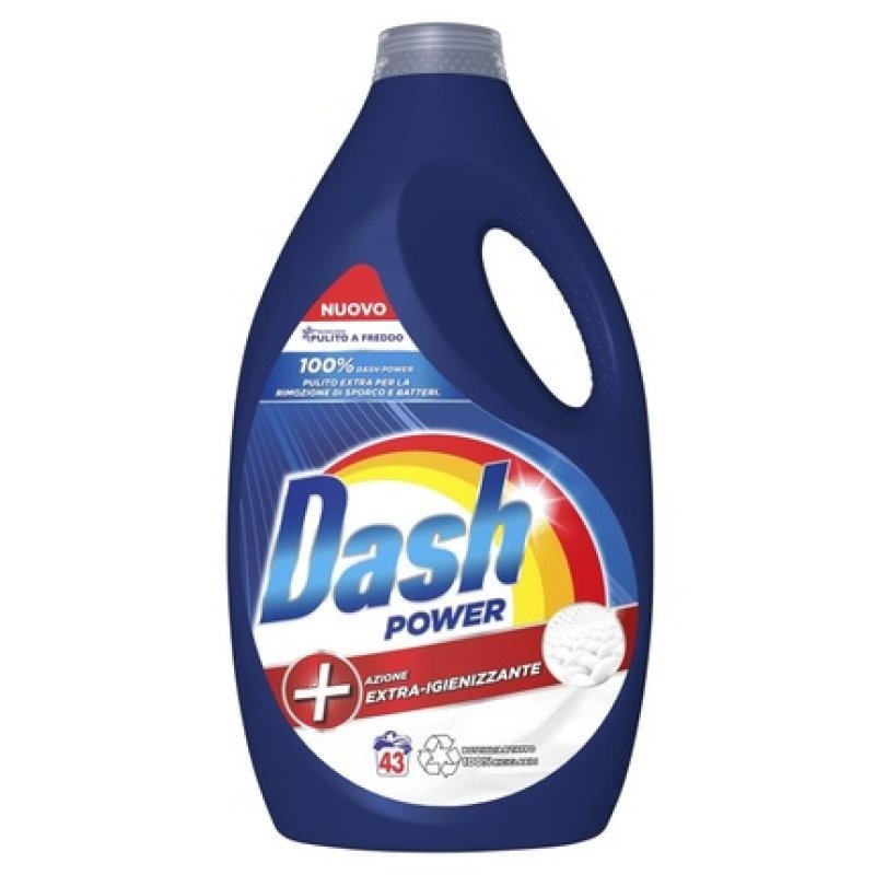 Dash Liquid Laundry Detergent 43 oz - Power Igienizzante