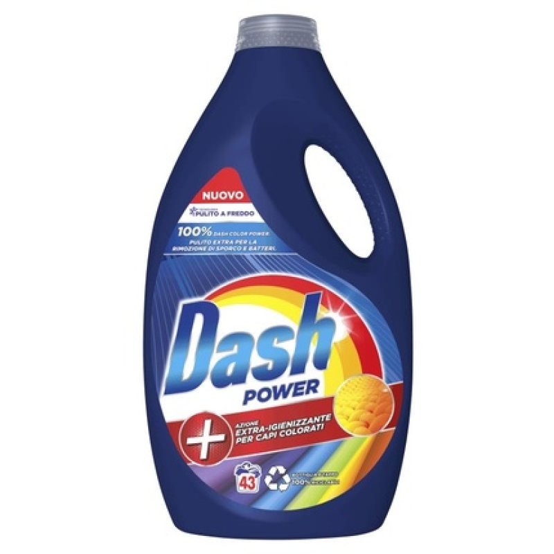 Dash Power Lavatrice Liquido 43 Mis Igienizzante Color