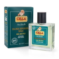 Cella Bio After Shave Spray Cologne Cool and Spicy 100ml