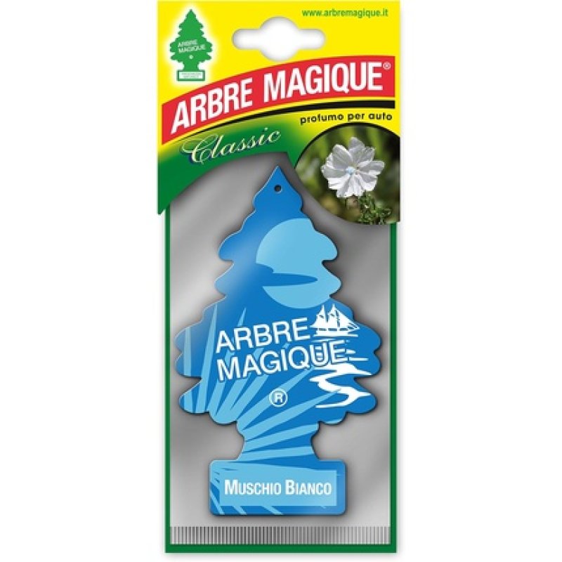 Arbre Magique Mono Car Air Freshener White Musk Fragrance